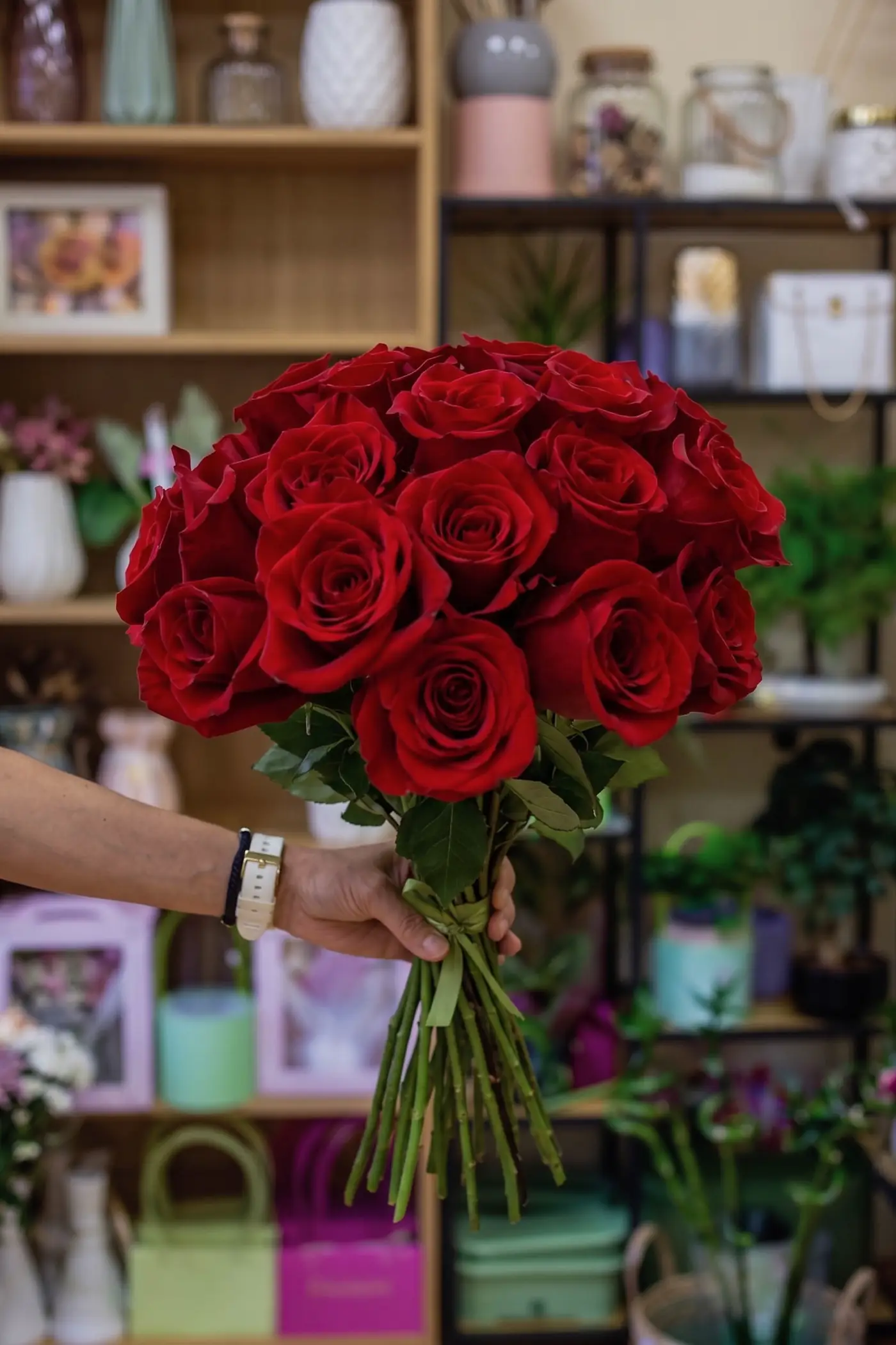 Buchet 19 Trandafiri Roșii